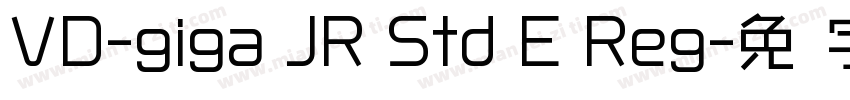 VD-giga JR Std E Reg字体转换